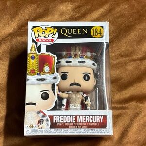Funko Pop! Rocks Freddie Mercury Figure - Red, Gold, White